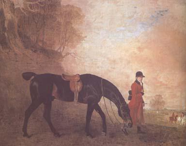 Benjamin Marshall Curricle with a Huntsman (mk25) oil painting image